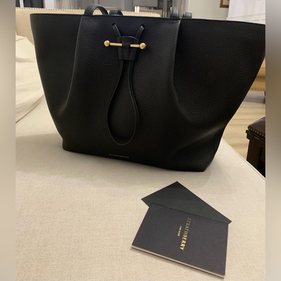 Elegant Strathberry Osette Leather Shopper Tote Bag - Picture 7 of 16